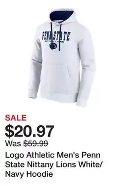 Dick's Sporting Goods Logo Athletic Men's Penn State Nittany Lions White/Navy Hoodie offer