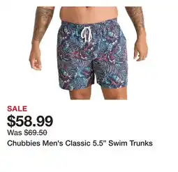Dick's Sporting Goods Chubbies Men's Classic 5.5 Swim Trunks offer