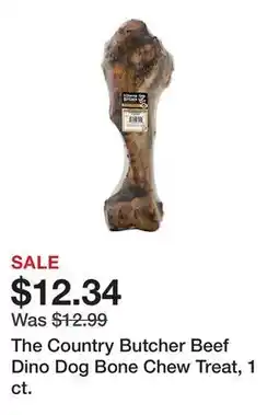 Tractor Supply Company The Country Butcher Beef Dino Dog Bone Chew Treat, 1 ct offer