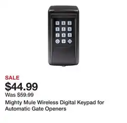 Tractor Supply Company Mighty Mule Wireless Digital Keypad for Automatic Gate Openers offer