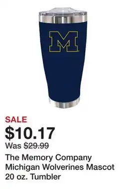 Dick's Sporting Goods The Memory Company Michigan Wolverines Mascot 20 oz. Tumbler offer