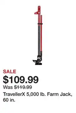 Tractor Supply Company TravellerX 5,000 lb. Farm Jack, 60 in offer