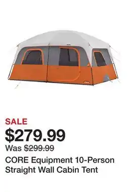 Dick's Sporting Goods CORE Equipment 10-Person Straight Wall Cabin Tent offer