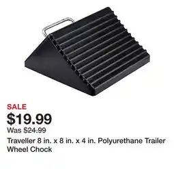 Tractor Supply Company Traveller 8 in. x 8 in. x 4 in. Polyurethane Trailer Wheel Chock offer