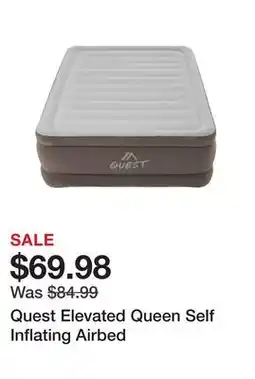 Dick's Sporting Goods Quest Elevated Queen Self Inflating Airbed offer