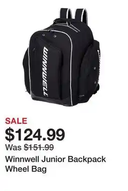 Dick's Sporting Goods Winnwell Junior Backpack Wheel Bag offer