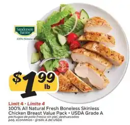 Winn Dixie Sanderson Farms Chicken Breast offer