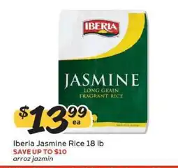 Winn Dixie Iberia Jasmine Rice 18 lb offer