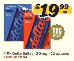 Winn Dixie Delta Seltzer offer
