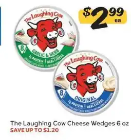 Winn Dixie The Laughing Cow Cheese Wedges 6 oz offer