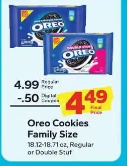 Save a Lot Oreo Cookies Family Size offer