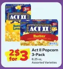 Save a Lot Act II Popcorn 3-Pack offer