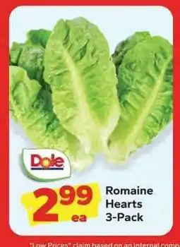 Save a Lot Dole Romaine hearts offer