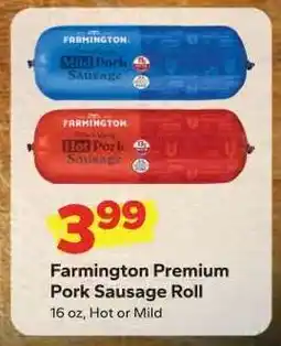 Save a Lot Farmington Premium Pork Sausage Roll offer