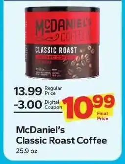 Save a Lot McDaniel's Classic Roast Coffee offer