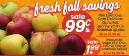 Giant Eagle Red Delicious, Gold Delicious, Gala, Fuji, Granny Smith or McIntosh Apples offer