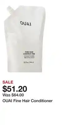 Kohl's OUAI Fine Hair Conditioner offer