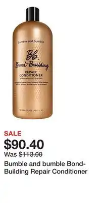 Kohl's Bumble and bumble Bond-Building Repair Conditioner offer