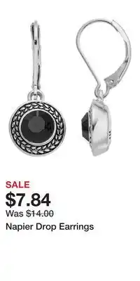 Kohl's Napier Drop Earrings offer
