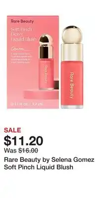 Kohl's Rare Beauty by Selena Gomez Soft Pinch Liquid Blush offer