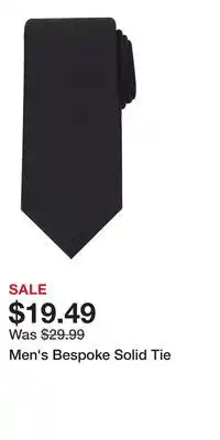 Kohl's Men's Bespoke Solid Tie offer
