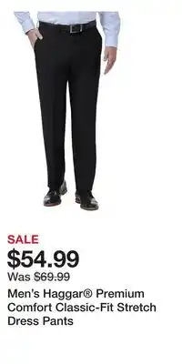 Kohl's Men's Haggar Premium Comfort Classic-Fit Stretch Dress Pants offer
