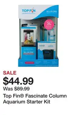 Petsmart Top Fin Fascinate Column Aquarium Starter Kit offer
