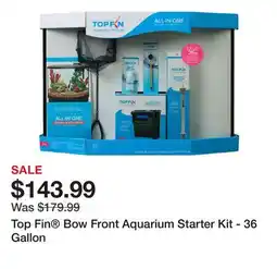 Petsmart Top Fin Bow Front Aquarium Starter Kit - 36 Gallon offer
