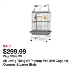 Petsmart All Living Things Playtop Pet Bird Cage for Conures & Large Birds offer