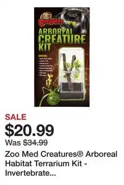 Petsmart Zoo Med Creatures Arboreal Habitat Terrarium Kit - Invertebrate Terrarium Starter Kit - 6x6x13 offer