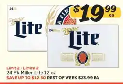 Winn Dixie Miller Lite offer