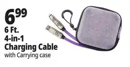 Ocean State Job Lot 6 Ft. 4-in-1 Charging Cable offer