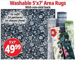 Ocean State Job Lot Washable 5'x7' Area Rugs offer