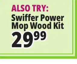 Ocean State Job Lot Swiffer Power Mop Wood Kit offer