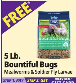 Ocean State Job Lot Hungry Hens Bountiful Bugs Chicken Treat 5 lbs offer