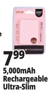 Ocean State Job Lot 5,000 mAh Rechargeable Ultra-Slim offer