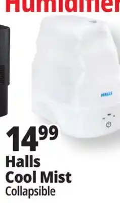 Ocean State Job Lot Halls Cool Mist Collapsible Humidifier offer