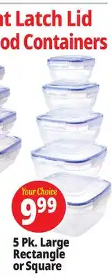 Ocean State Job Lot 5 Pk. Large Rectangle or Square offer