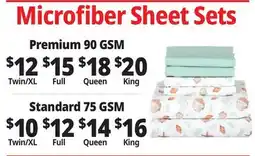 Ocean State Job Lot Microfiber Sheet Sets offer