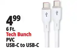 Ocean State Job Lot Tech Bunch PVC USB-C to USB-C offer