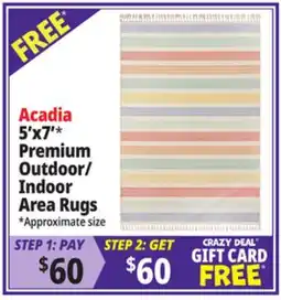 Ocean State Job Lot Acadia 5'x7'* Premium Outdoor/Indoor Area Rugs offer