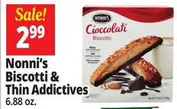 Ocean State Job Lot Nonni's Biscotti & Thin Addictives offer