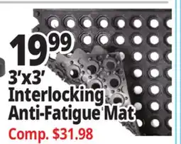 Ocean State Job Lot 3'x3' Interlocking Anti-Fatigue Mat offer