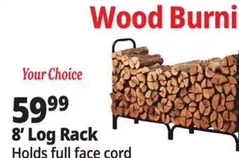 Ocean State Job Lot 8' Log Rack offer