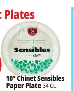 Ocean State Job Lot 10 Chinet Sensibles Paper Plate offer