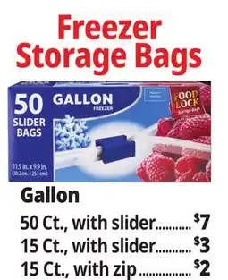 Ocean State Job Lot Freezer Storage Bags offer