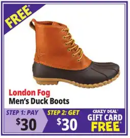Ocean State Job Lot London Fog Men's Duck Boots offer