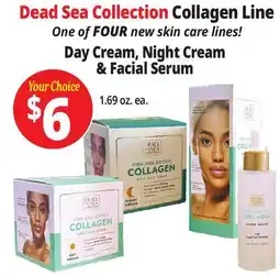 Ocean State Job Lot Dead Sea Collection Collagen Line offer