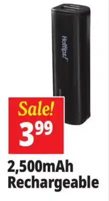 Ocean State Job Lot 2,500mAh Rechargeable offer
