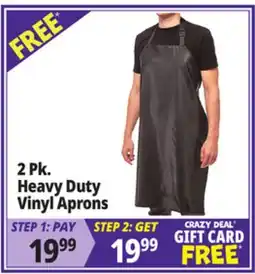 Ocean State Job Lot 2 Pk. Heavy Duty Vinyl Aprons offer